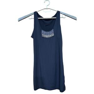 The Limited Womens Dress XL Black Beaded Sleeveless DISCOLORATION